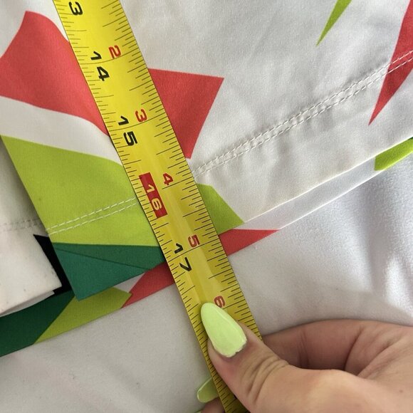 Tail White Label Womens 2 Skirt Skort Geometric Green Pink Golf Tennis Pockets - Picture 7 of 10